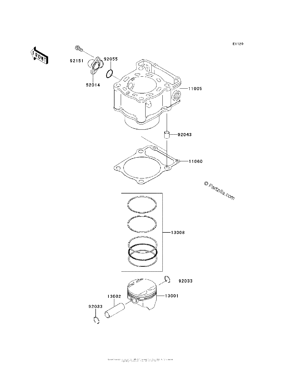 Diagrama de CYLINDER PISTON S