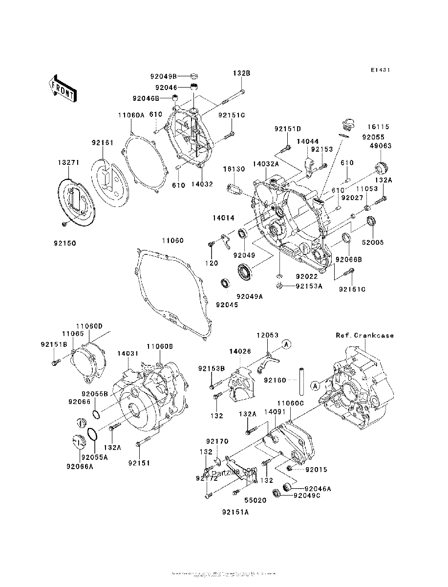 Diagrama de ENGINE COVER S