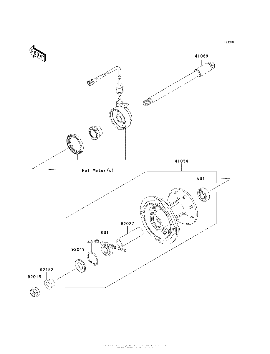 Diagrama de FRONT HUB