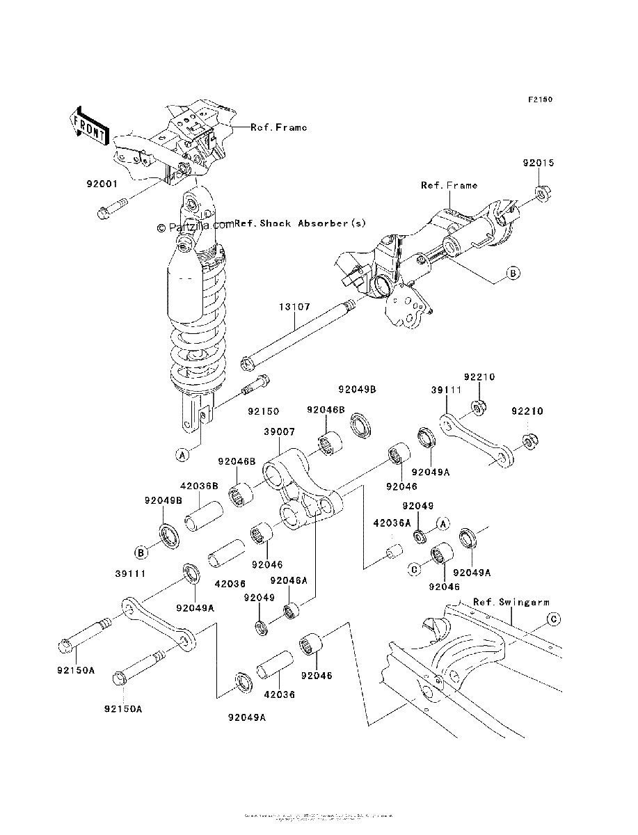 Diagrama de REAR SUSPENSION