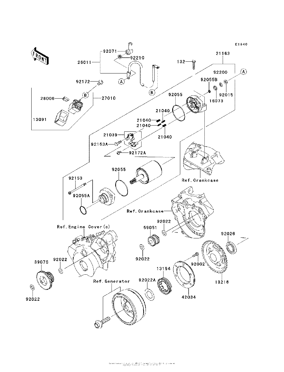 Diagrama de STARTER MOTOR