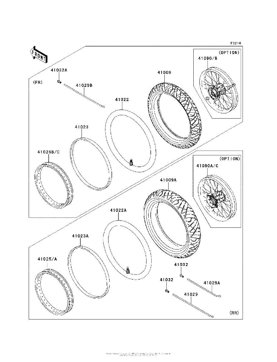 Diagrama de WHEELS TIRES