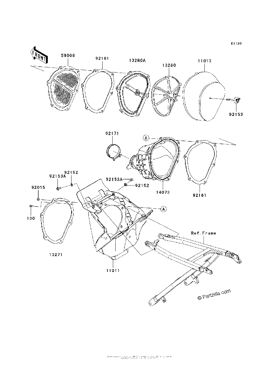 Diagrama de AIR CLEANER