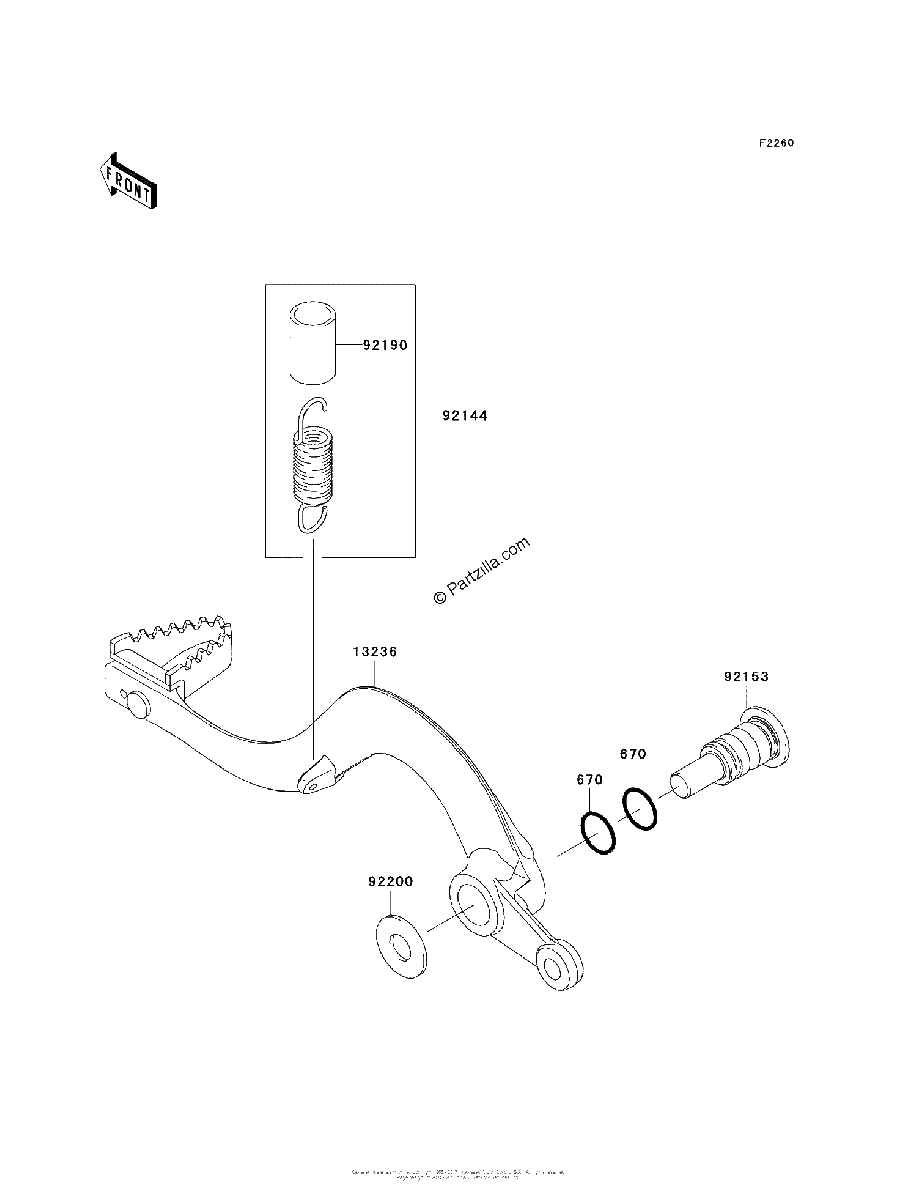 Diagrama de BRAKE PEDAL