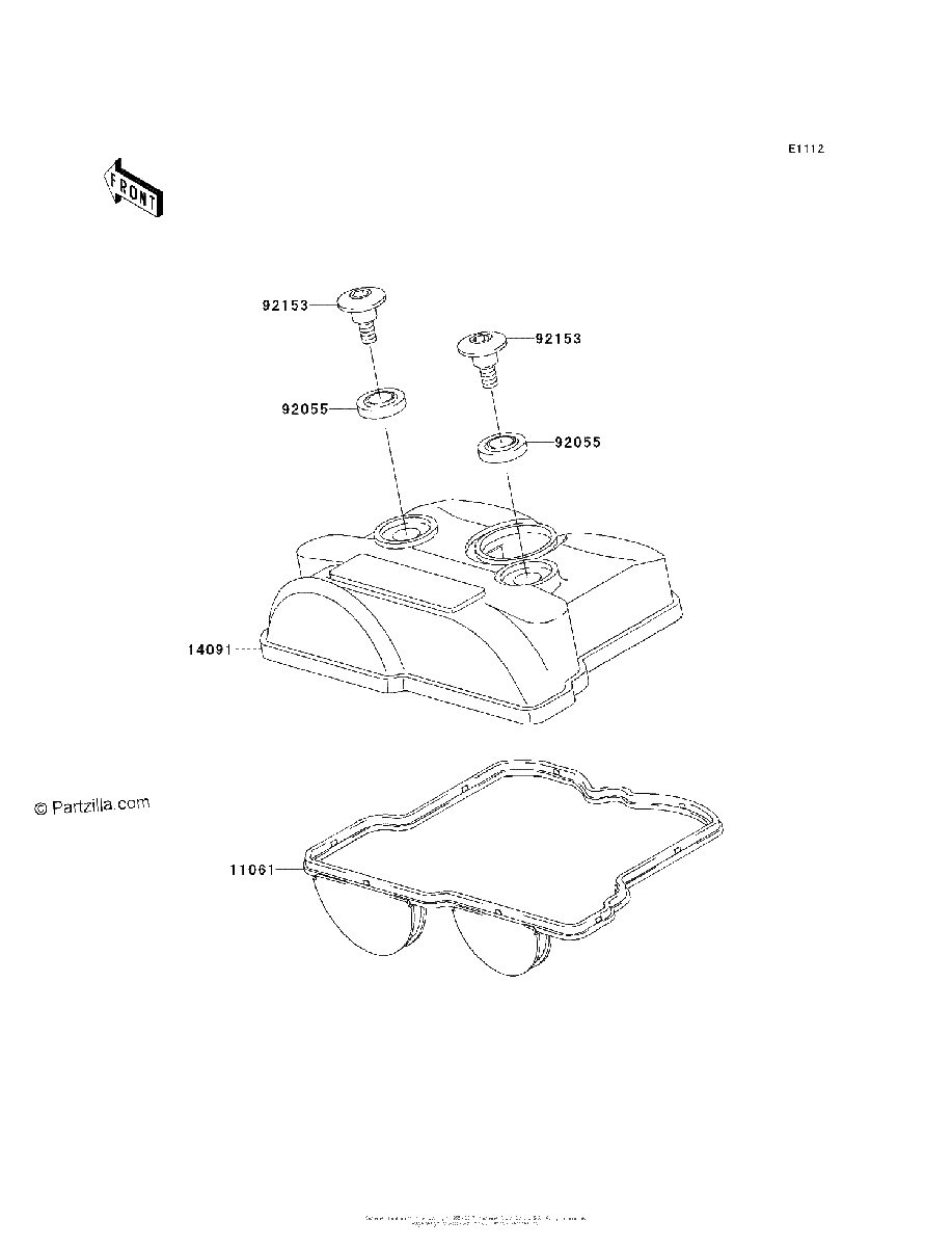 Diagrama de CYLINDER HEAD COVER