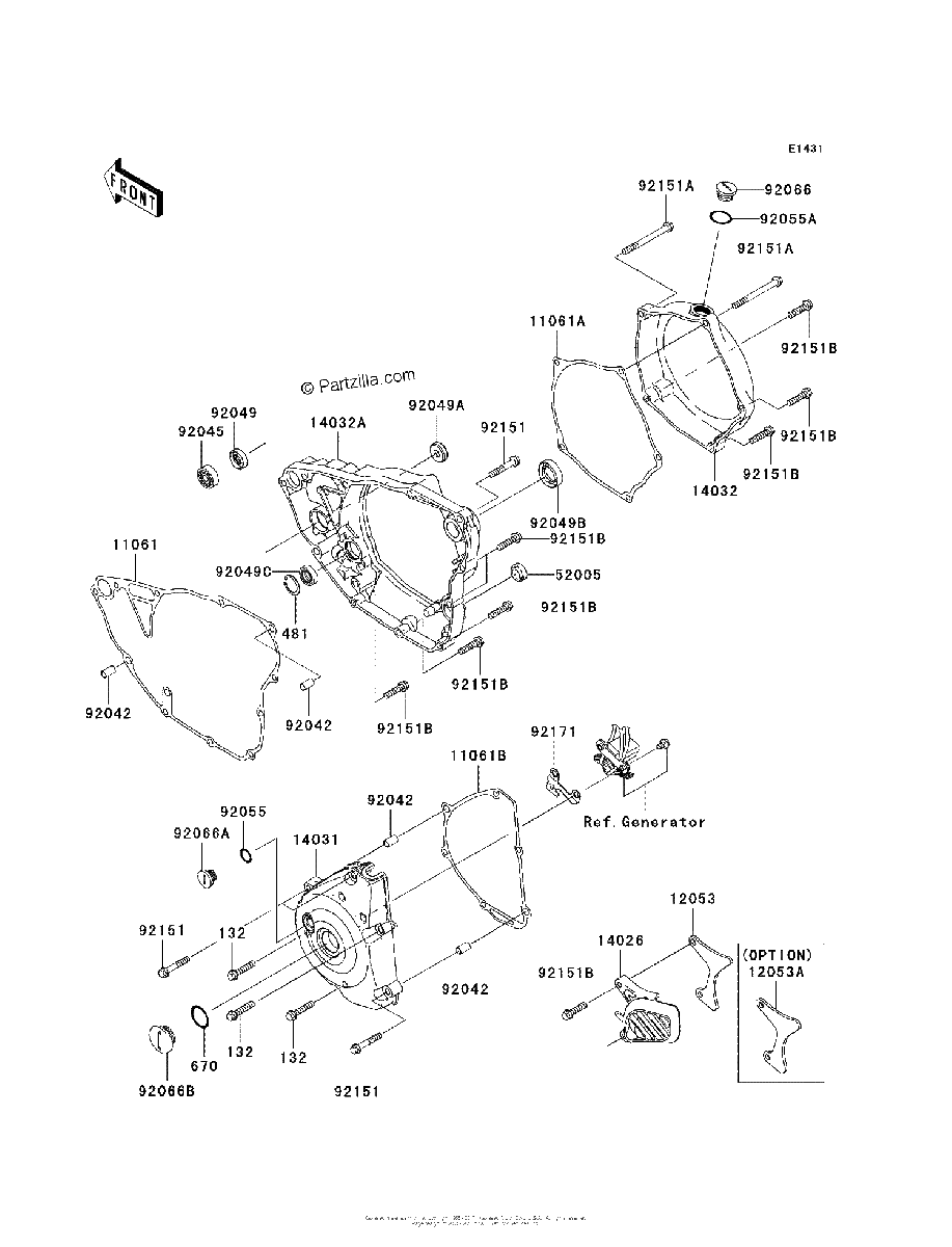 Diagrama de ENGINE COVER S