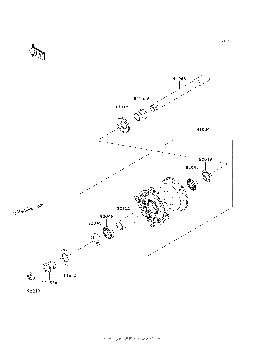 Diagrama de FRONT HUB