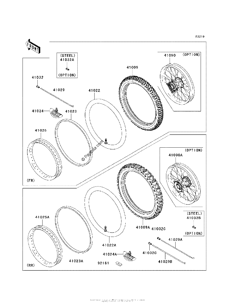 Diagrama de WHEELS TIRES