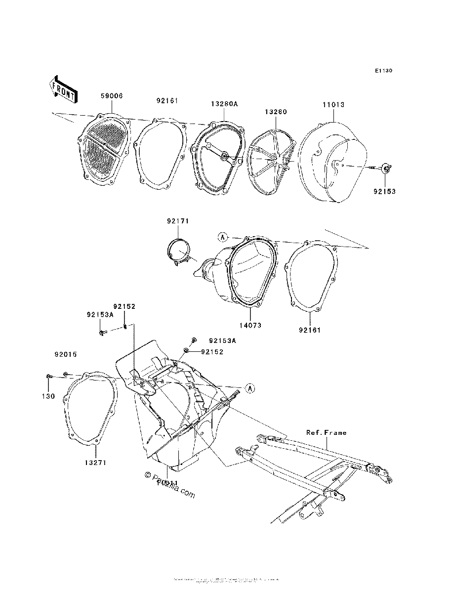 Diagrama de AIR CLEANER