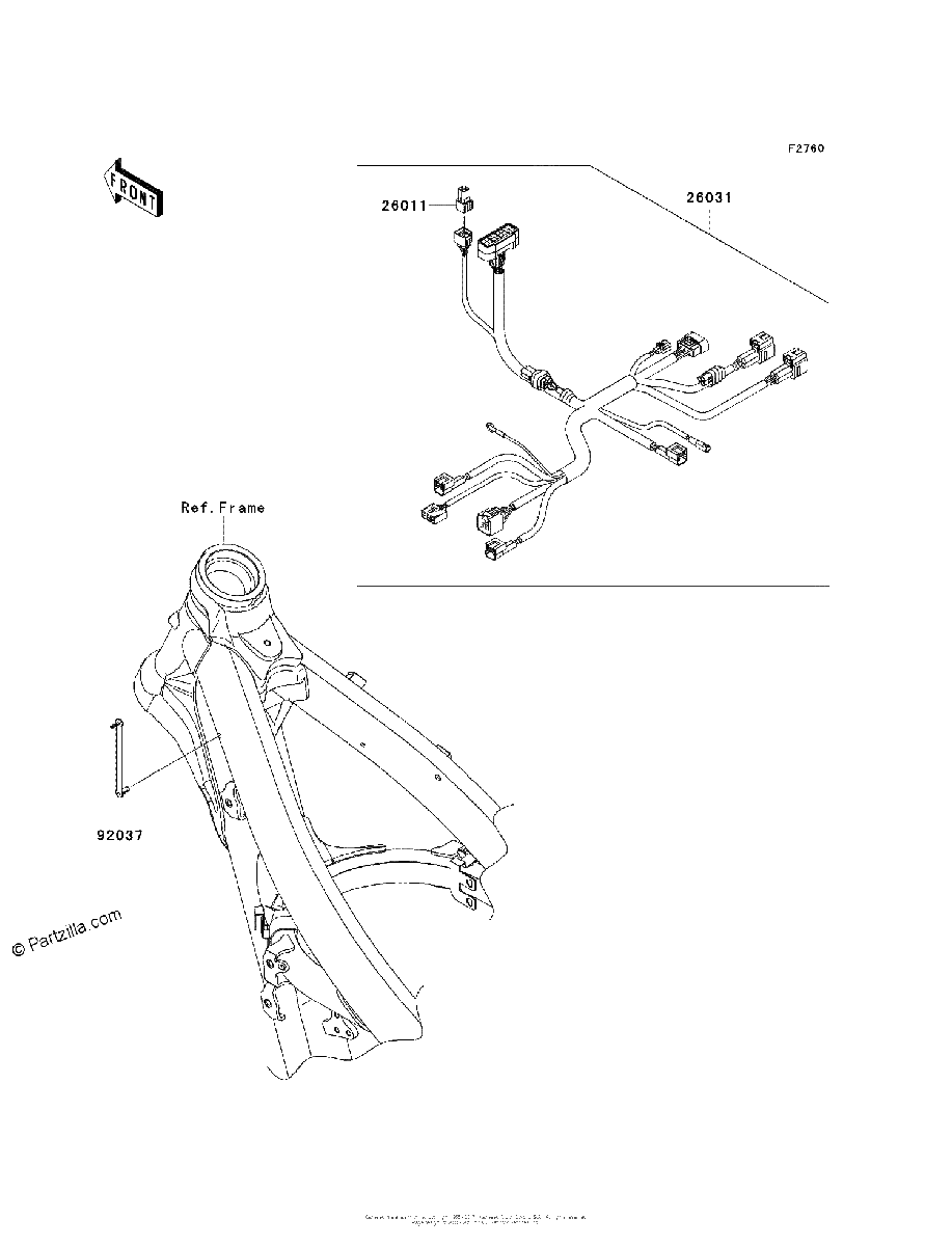 Diagrama de CHASSIS ELECTRICAL EQUIPMENT