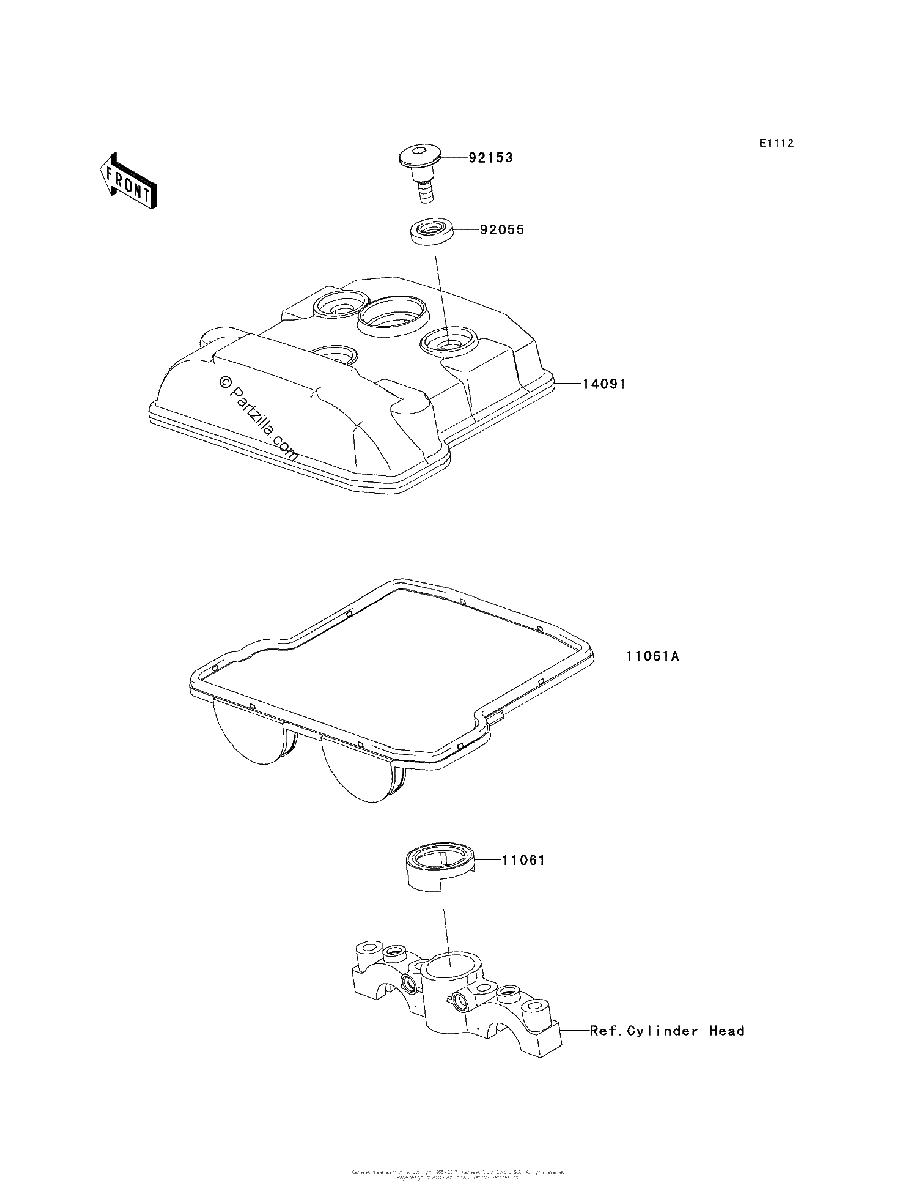Diagrama de CYLINDER HEAD COVER