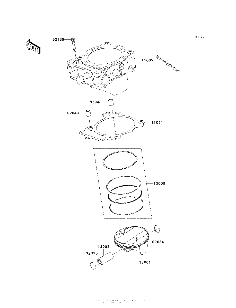 Diagrama de CYLINDER PISTON S