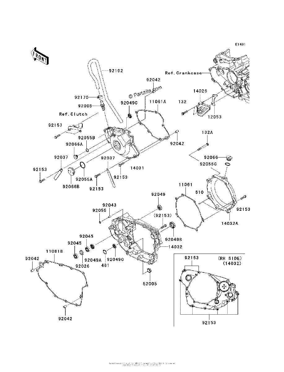 Diagrama de ENGINE COVER S