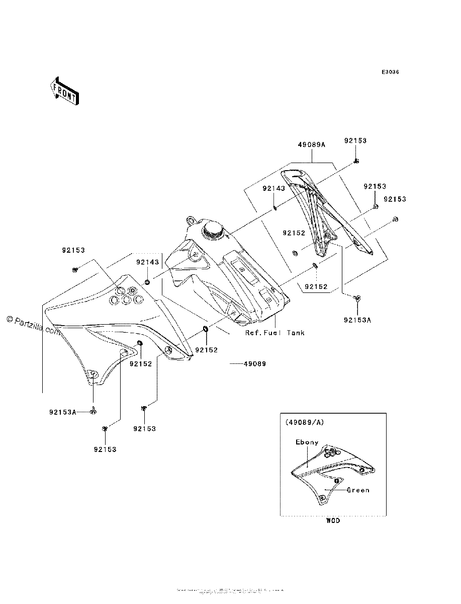 Diagrama de ENGINE SHROUDS