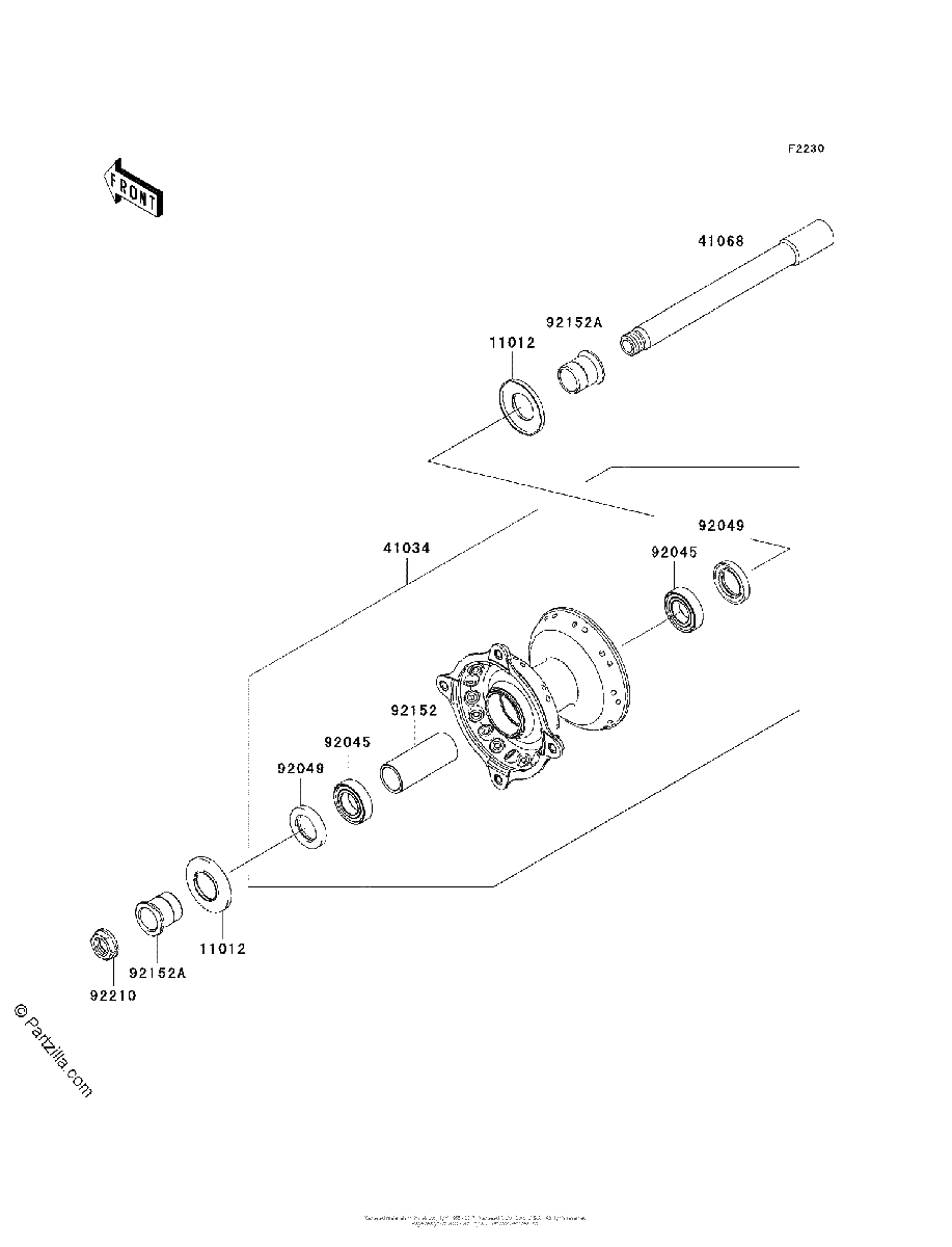 Diagrama de FRONT HUB