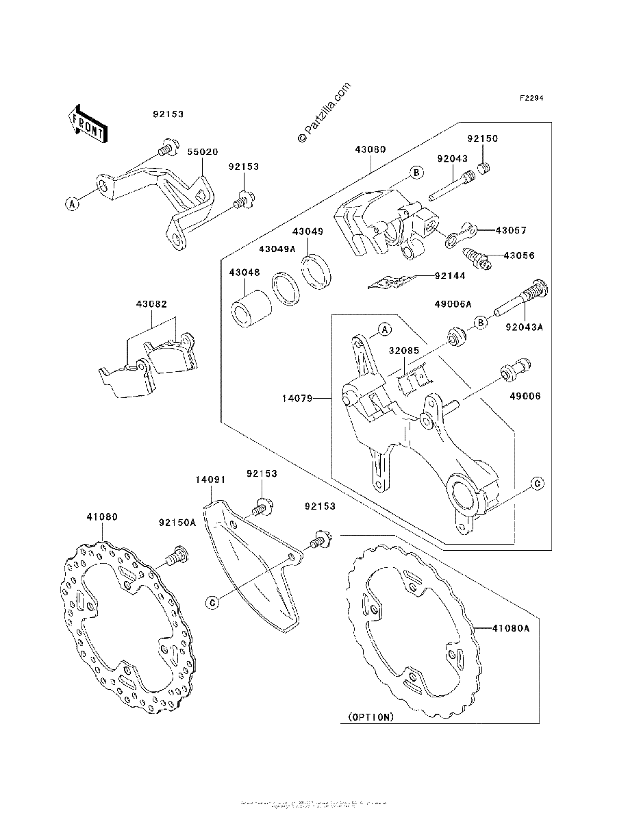 Diagrama de REAR BRAKE