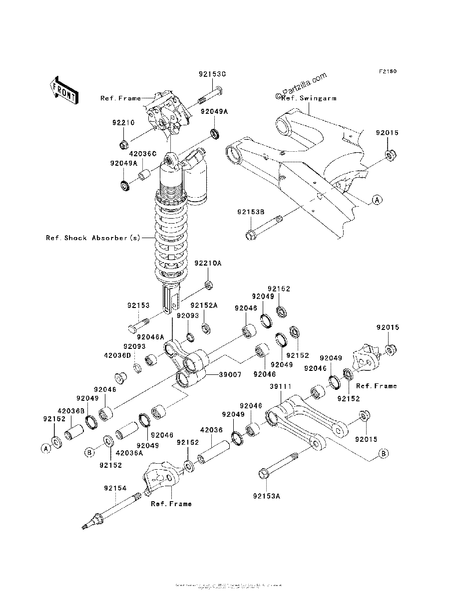 Diagrama de REAR SUSPENSION