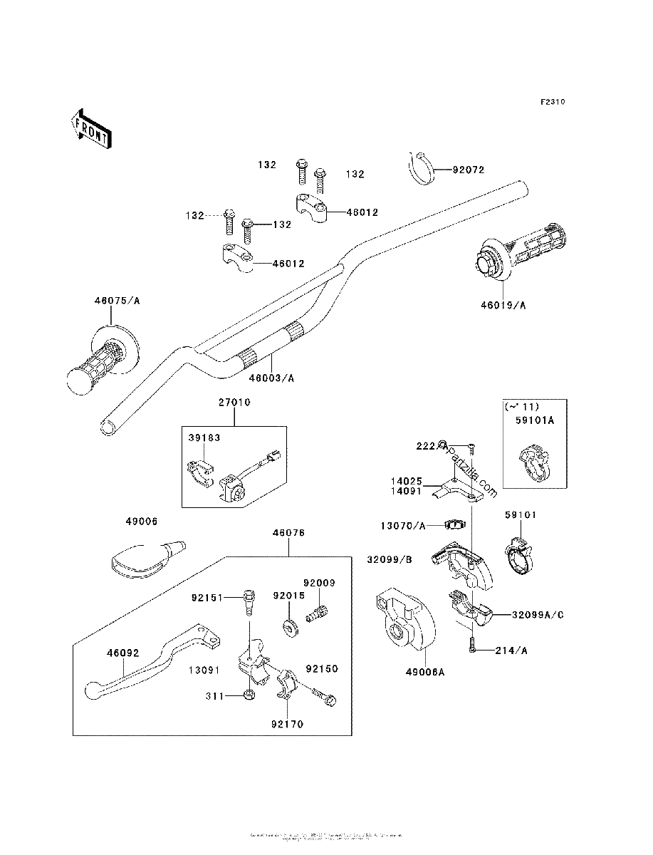Diagrama de HANDLEBAR