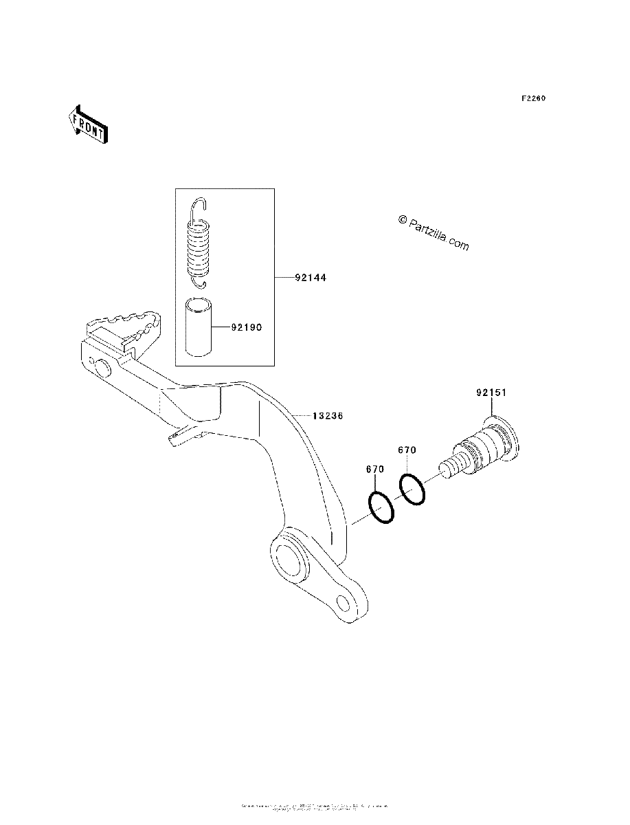 Diagrama de BRAKE PEDAL