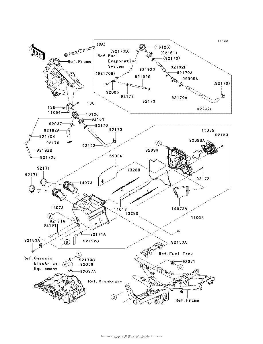 Diagrama de AIR CLEANER