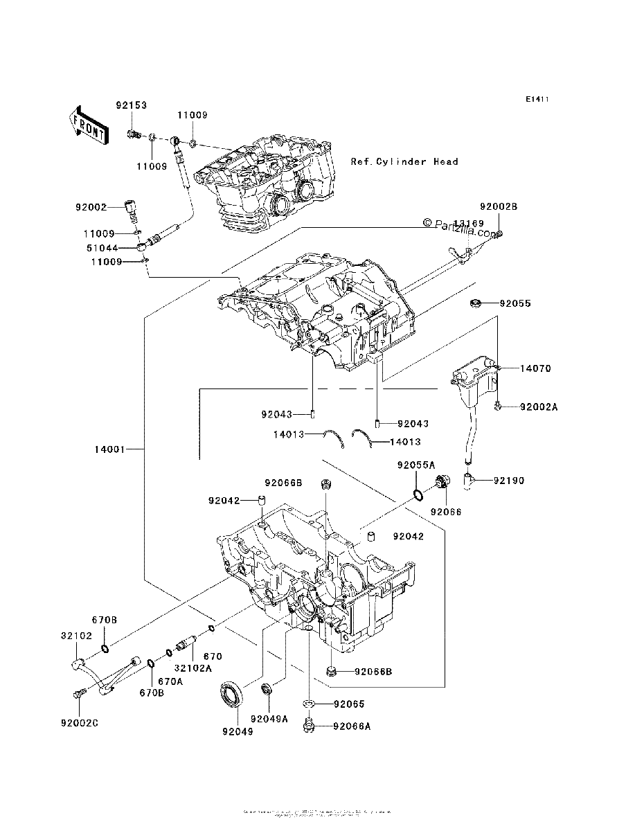 Diagrama de CRANKCASE