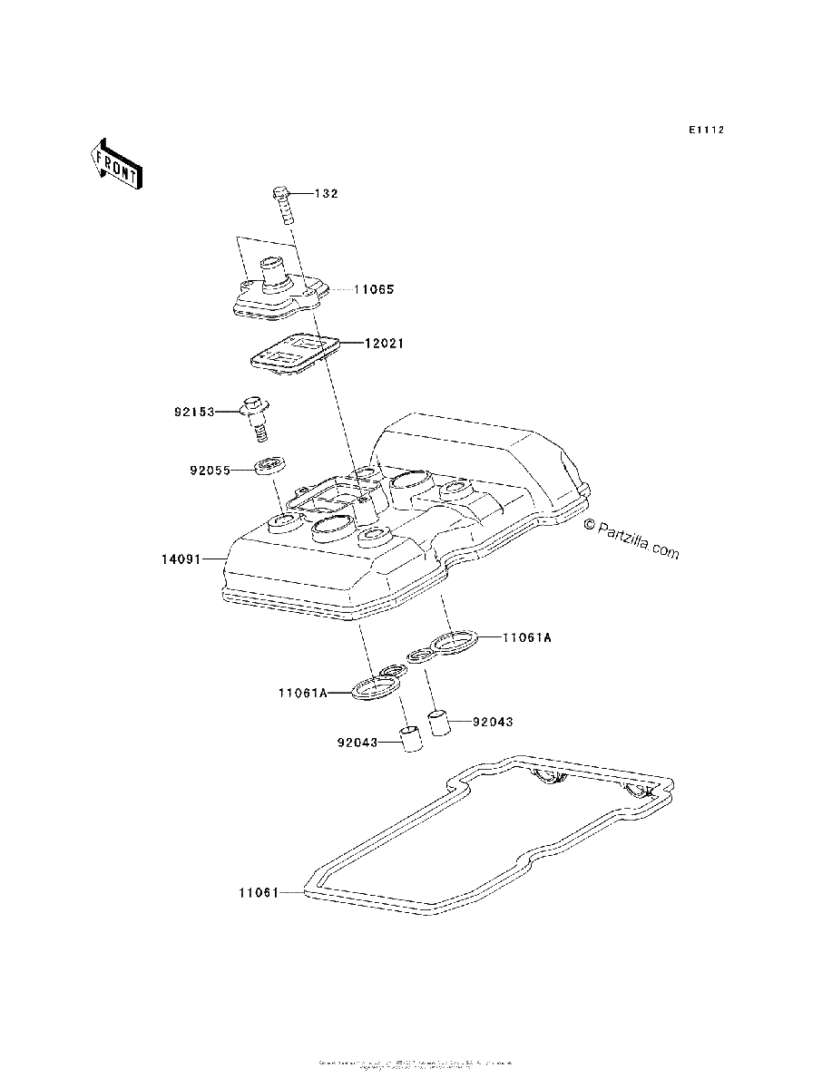 Diagrama de CYLINDER HEAD COVER