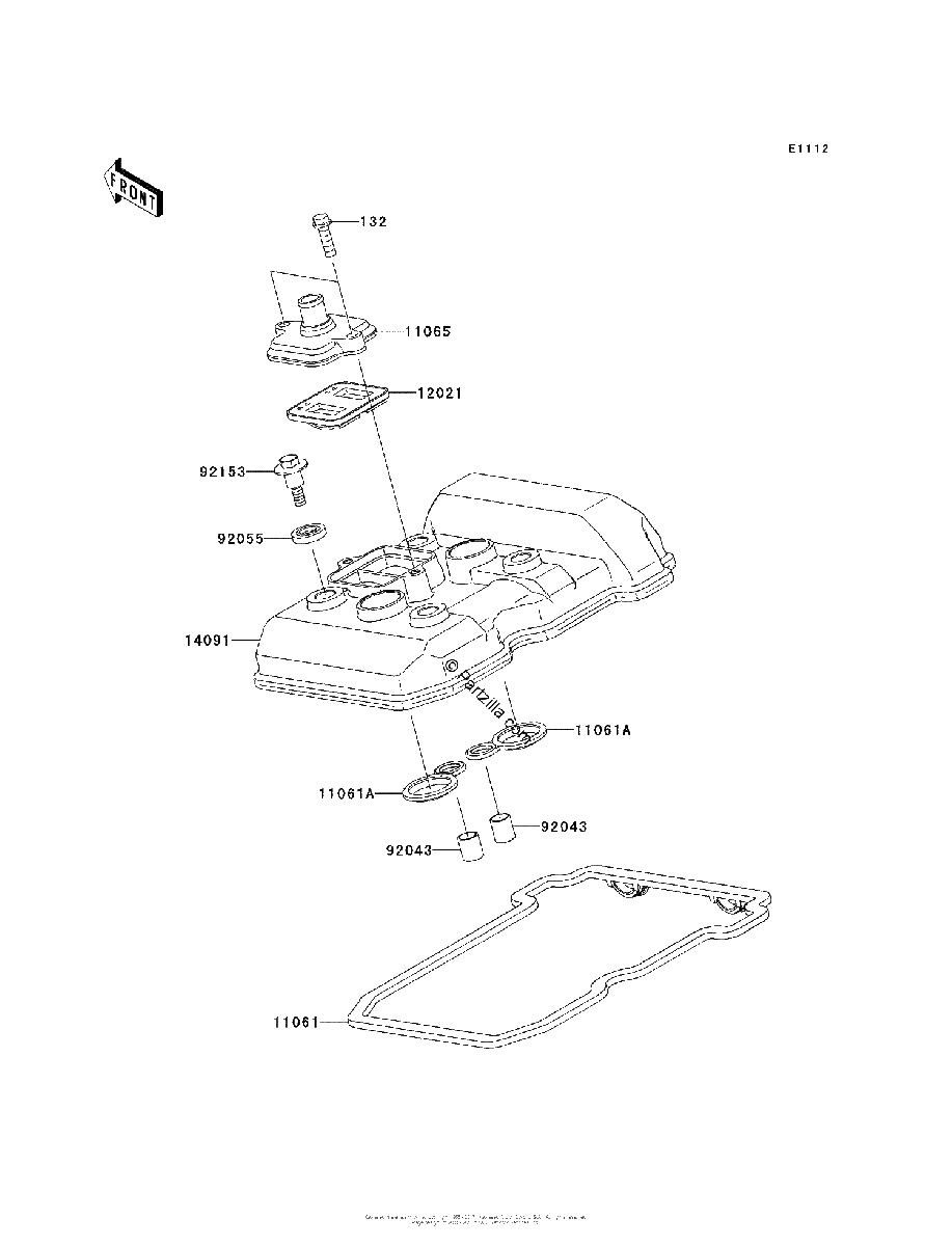Diagrama de CYLINDER HEAD COVER