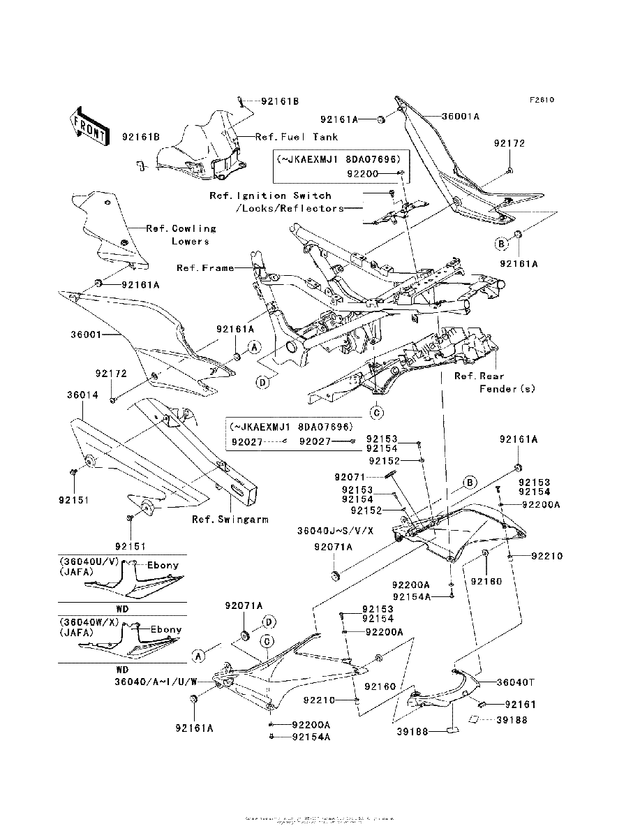 Diagrama de SIDE COVERS CHAIN COVER