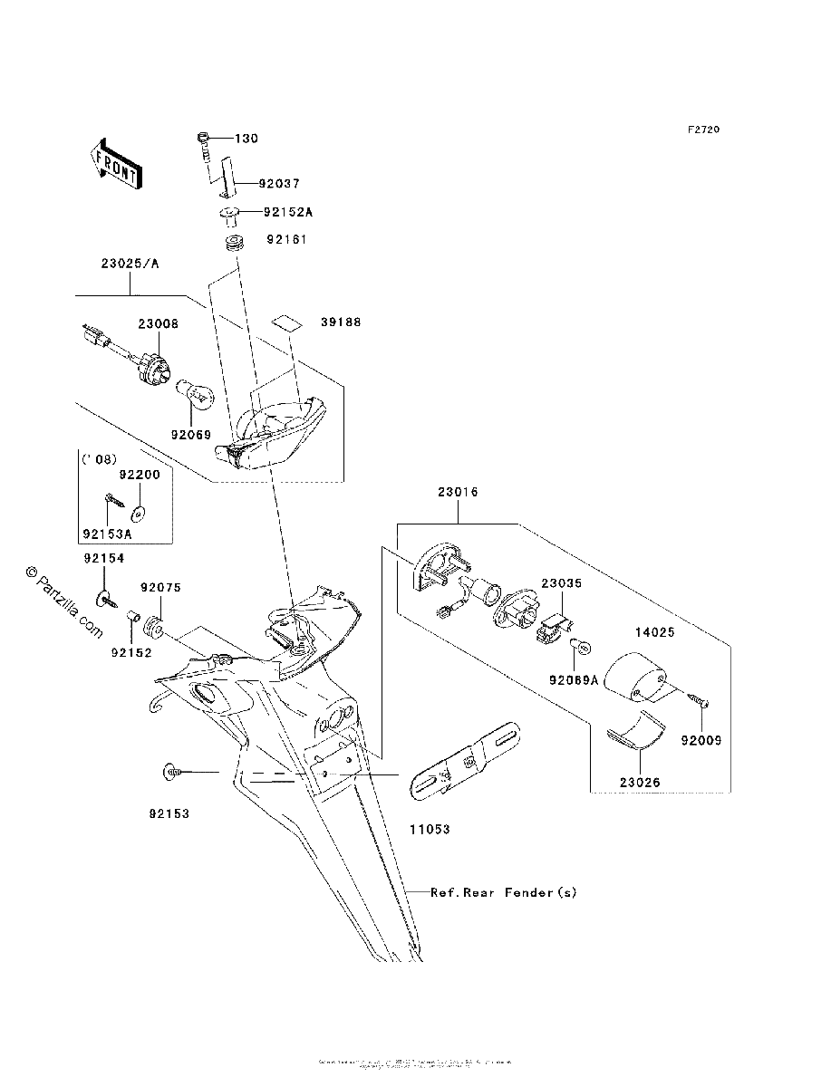 Diagrama de TAILLIGHT S