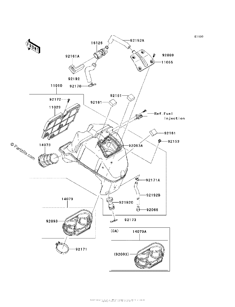Diagrama de AIR CLEANER