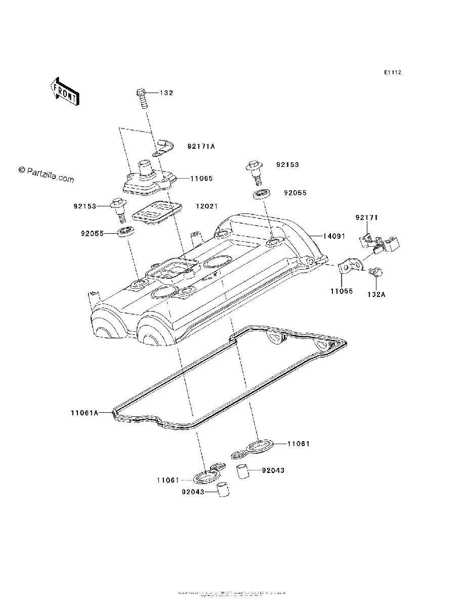 Diagrama de CYLINDER HEAD COVER