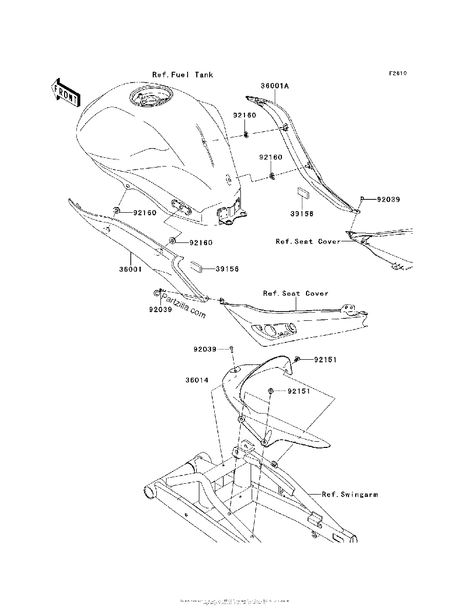 Diagrama de SIDE COVERS CHAIN COVER
