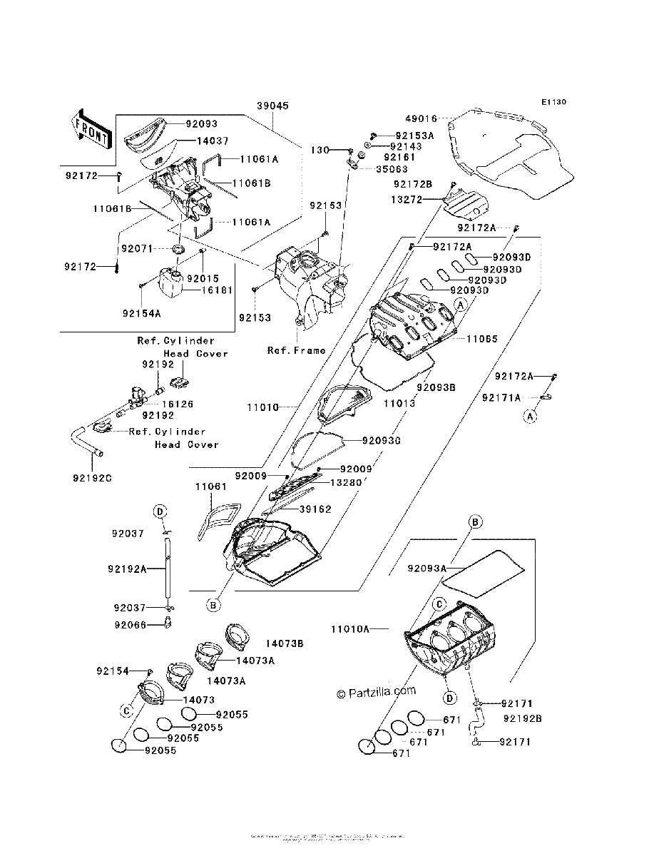 Diagrama de AIR CLEANER