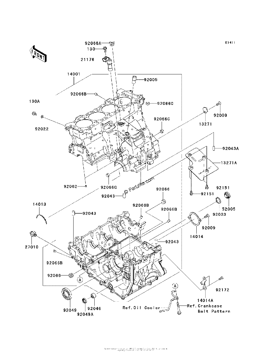 Diagrama de CRANKCASE