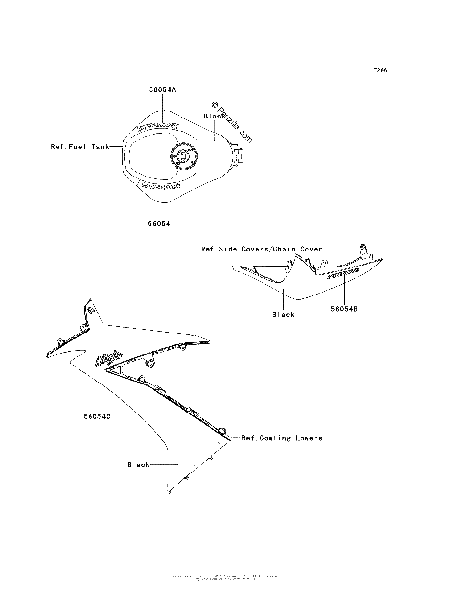 Diagrama de DECALS BRACK FAF