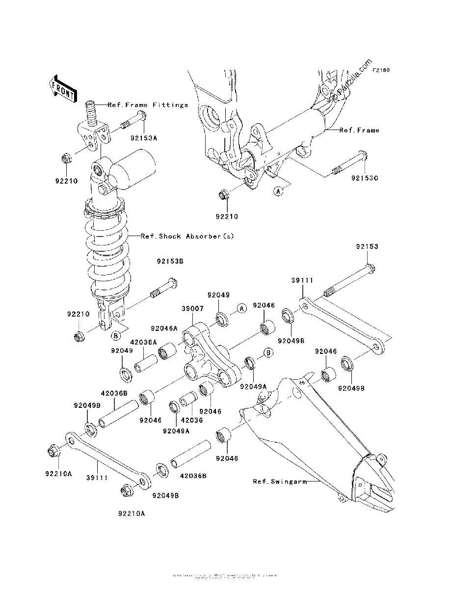 Diagrama de REAR SUSPENSION