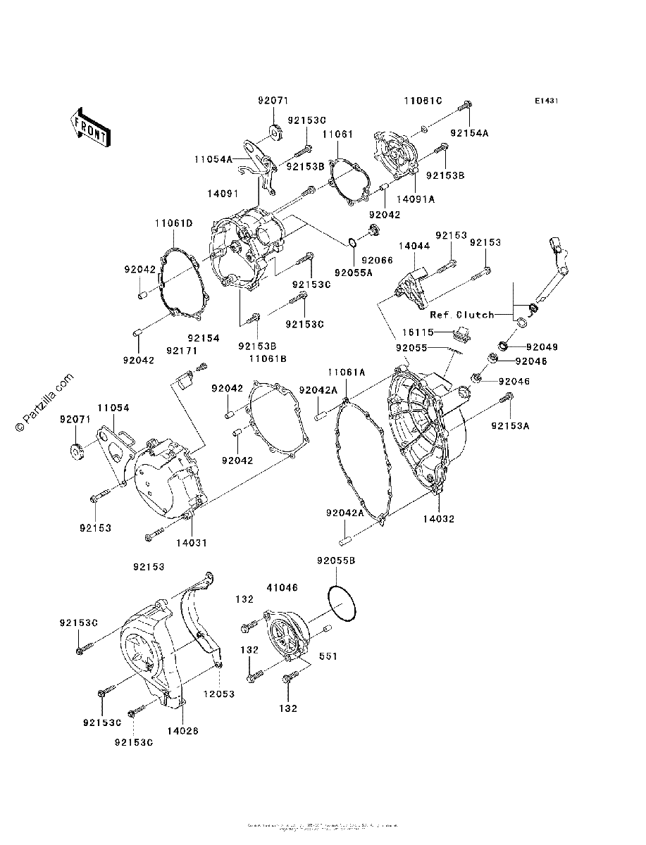 Diagrama de ENGINE COVER S