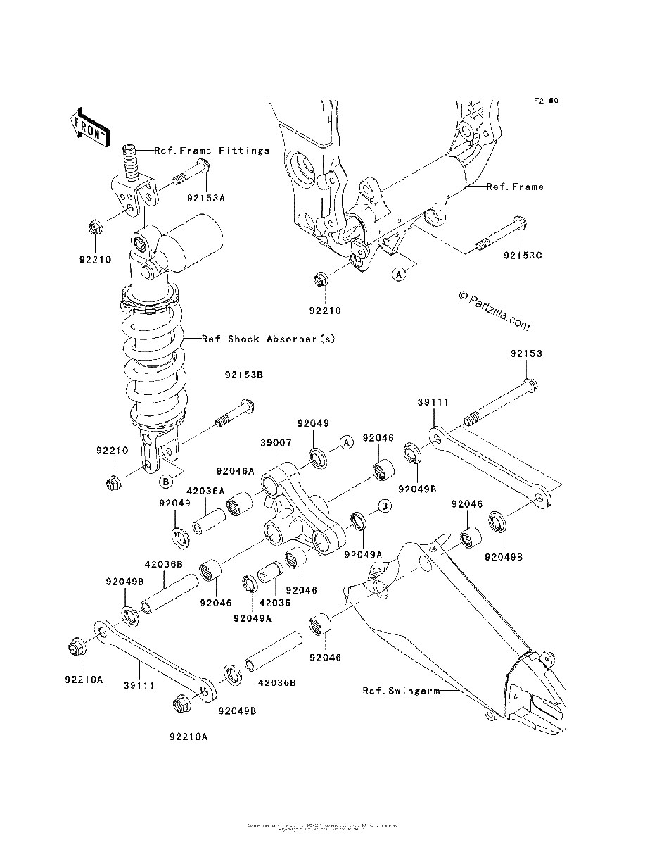 Diagrama de REAR SUSPENSION