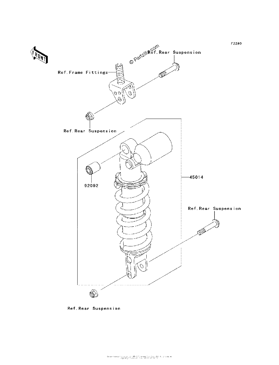 Diagrama de SHOCK ABSORBER S