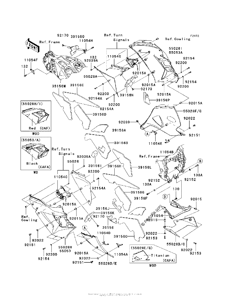 Diagrama de COWLING LOWERS CAF CAFA