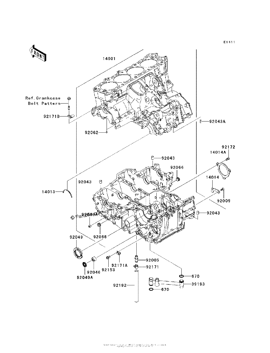 Diagrama de CRANKCASE
