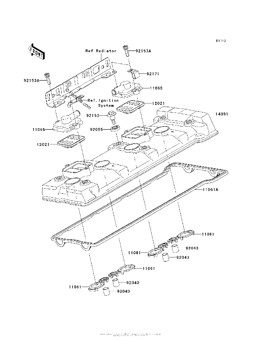 Diagrama de CYLINDER HEAD COVER