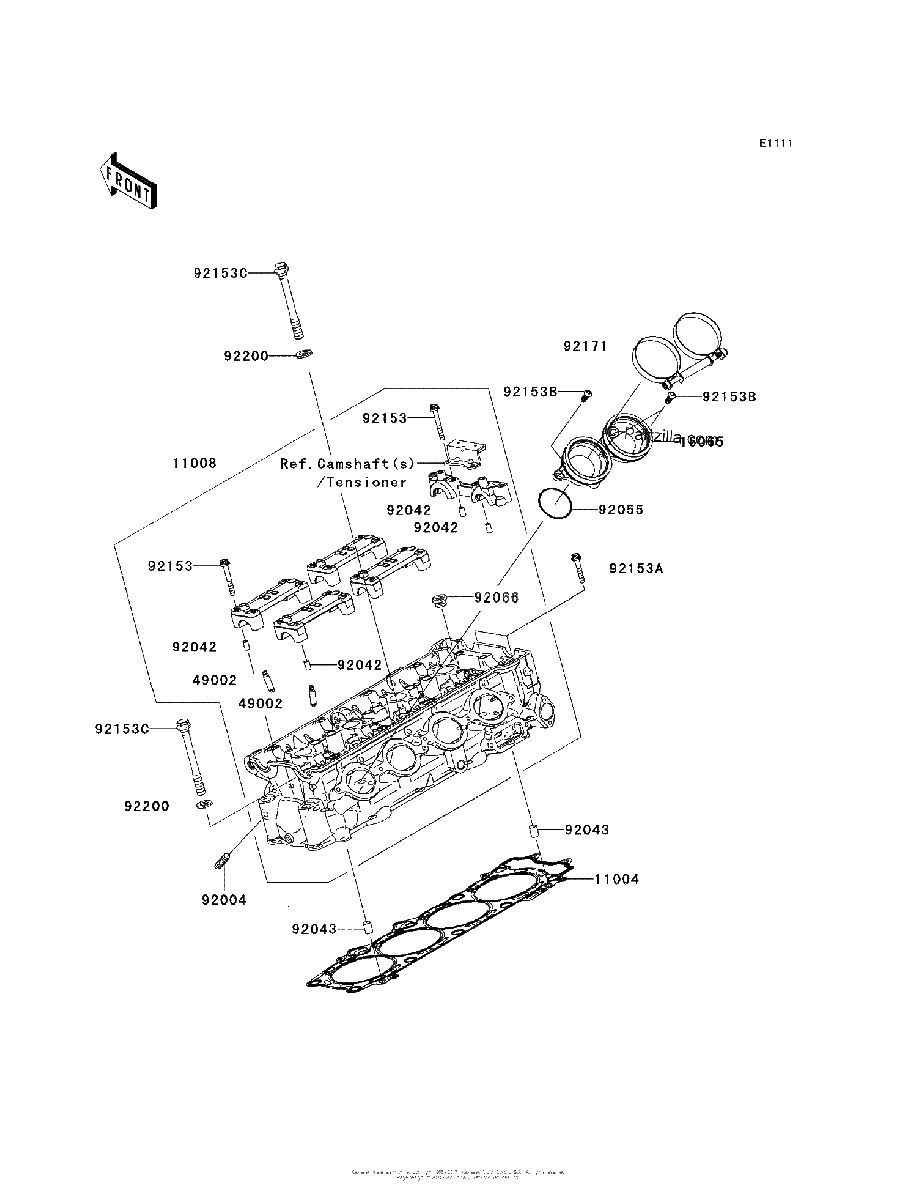 Diagrama de CYLINDER HEAD