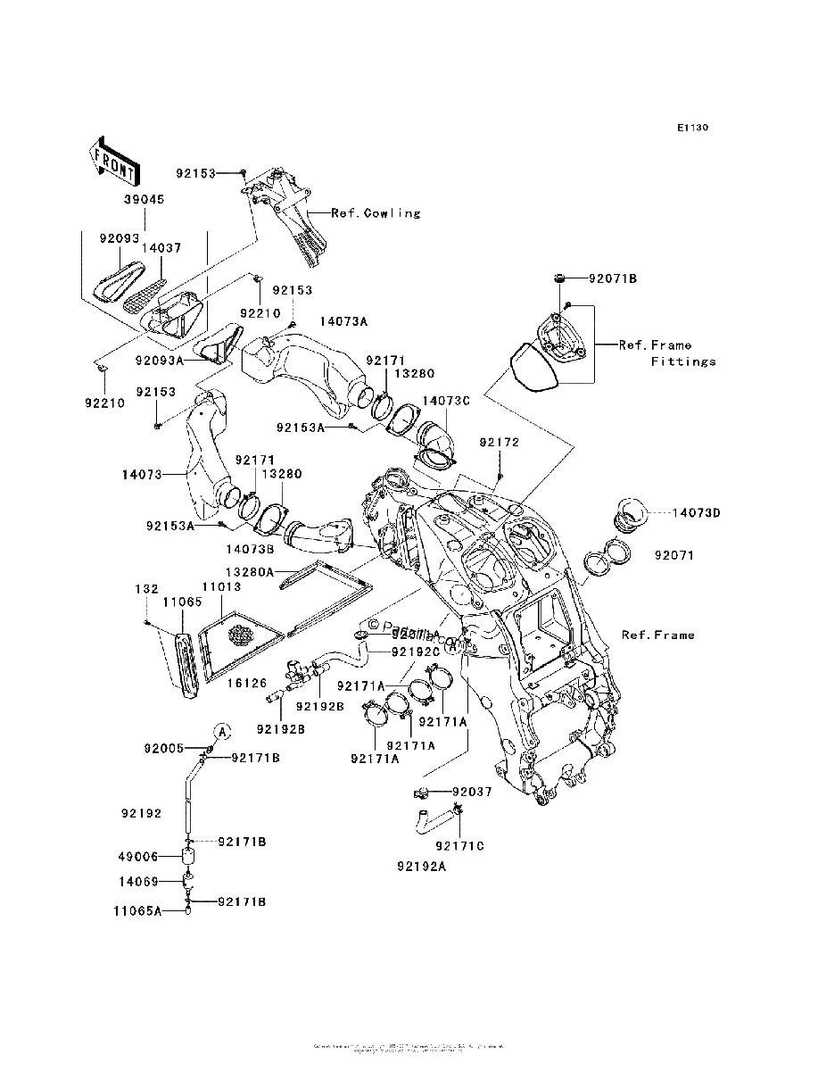 Diagrama de AIR CLEANER