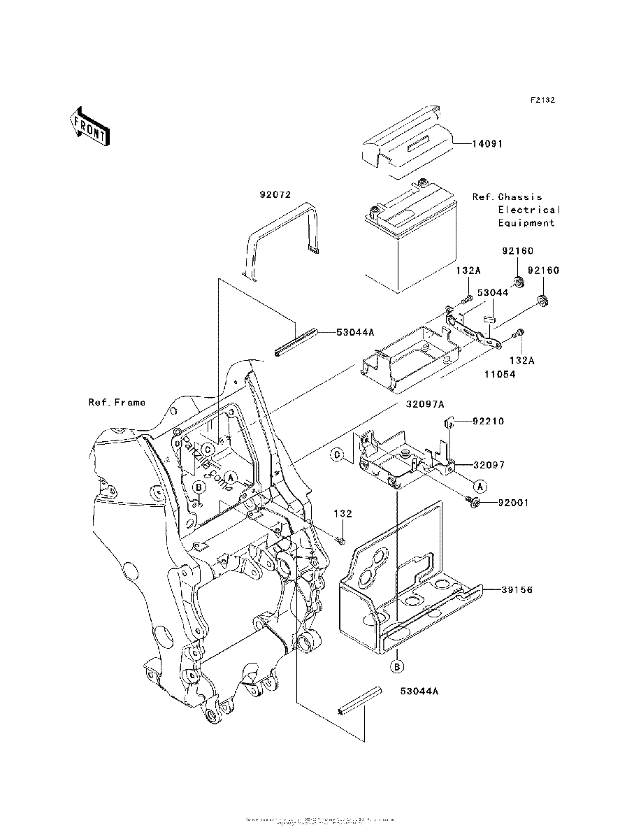 Diagrama de BATTERY CASE