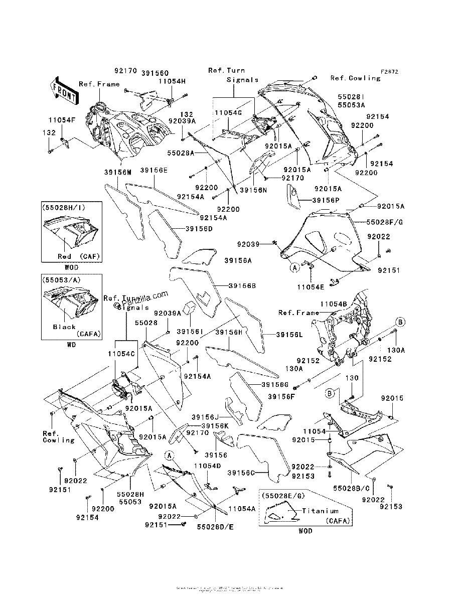 Diagrama de COWLING LOWERS CAF CAFA