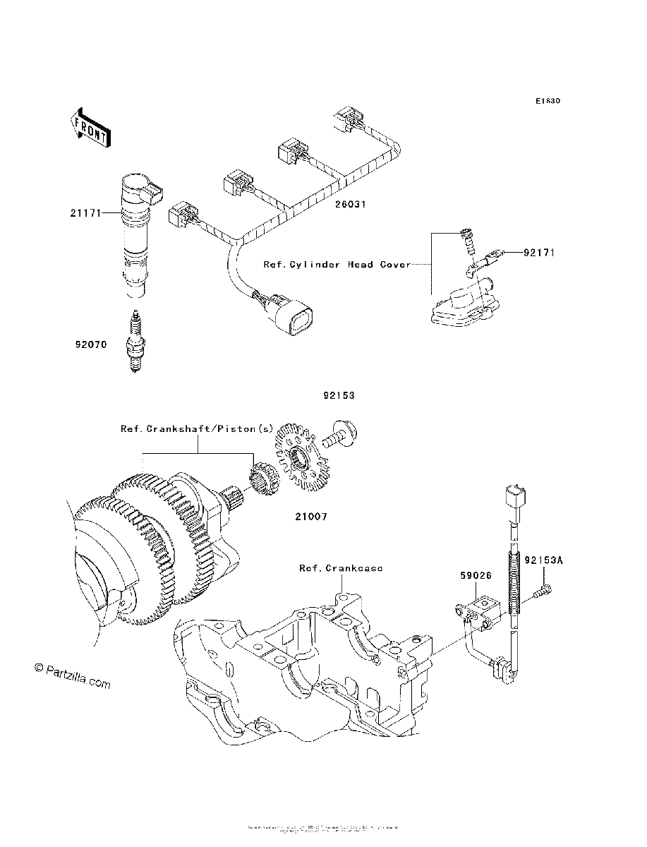 Diagrama de IGNITION SYSTEM