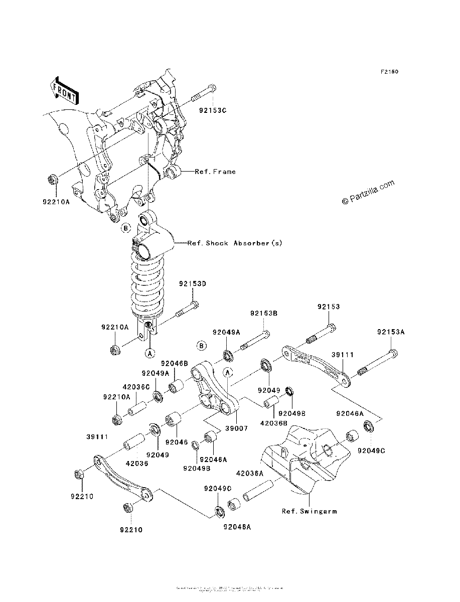 Diagrama de REAR SUSPENSION
