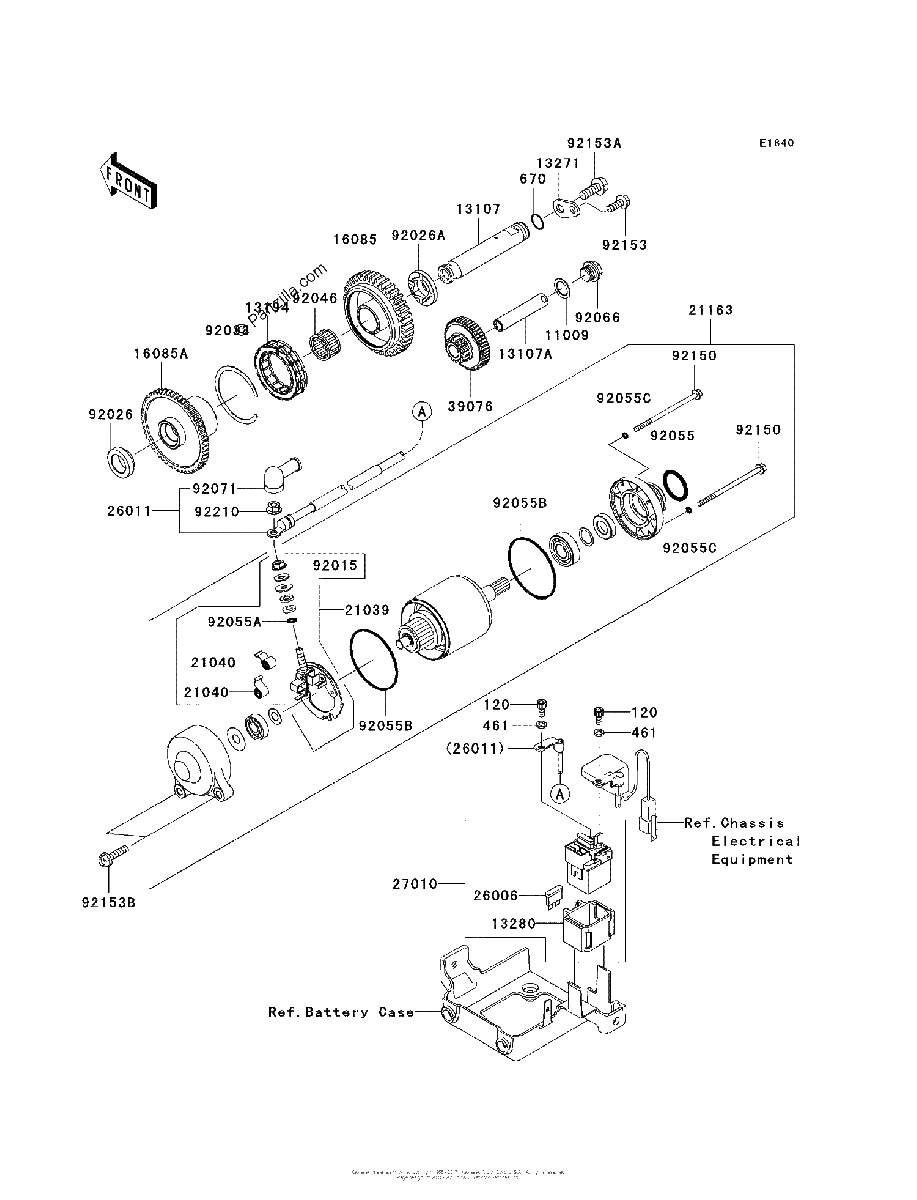 Diagrama de STARTER MOTOR