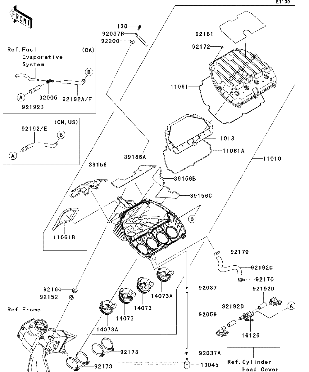 Diagrama de AIR CLEANER